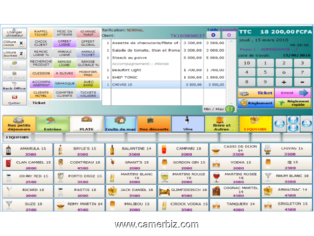 Innov Bar-restaurant: Logiciel point de vente pour bar restaurant – Téléchargement gratuit - 10216
