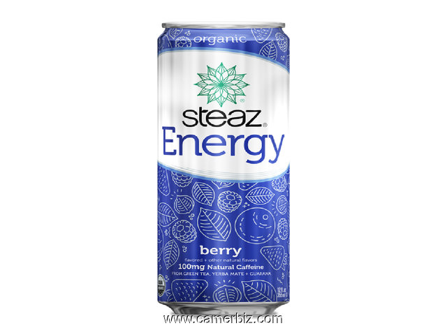 NG4L Boisson énergissante  Steaz Berry Energy Drink  - 11352