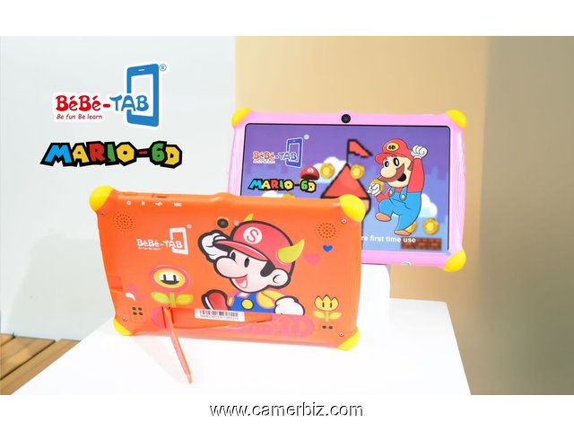 Tablette éducative Bebe Tab Mario 6D - Wifi - 64GB ROM - 4GB RAM - Écran 10 pouces - cadeaux - 34323