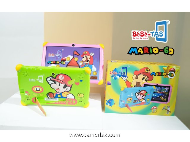 Tablette éducative Bebe Tab Mario 6D - Wifi - 64GB ROM - 4GB RAM - Écran 10 pouces - cadeaux - 34323