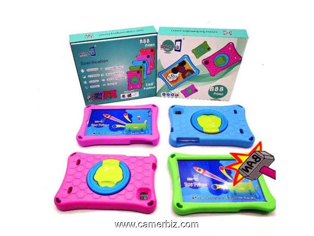 Tablette Android Pour Enfants Bebe-Tab B88 Prime – 4Go - 128Go – Ecran incassable - Double Sim - 34518