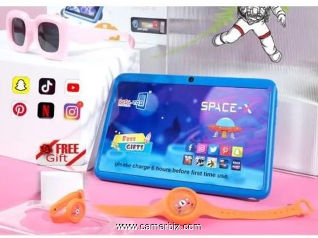 Tablette Android pour enfants Bebe-Tab Space X – 64 Go ROM – 4 Go RAM – 3000 mAh – WiFi - 34697