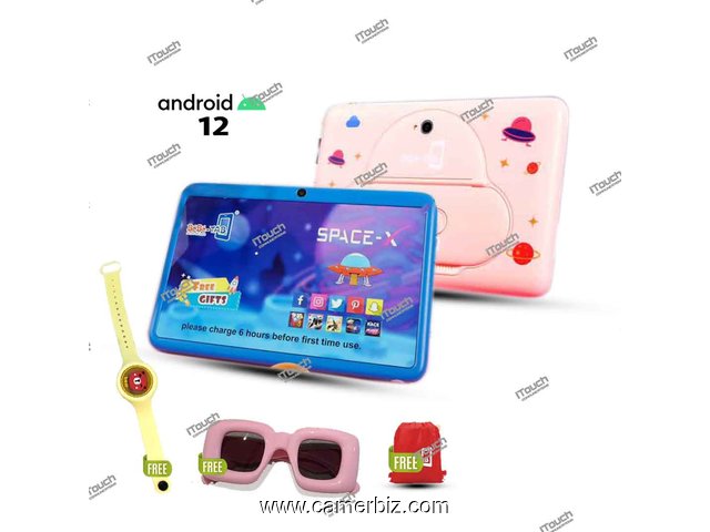 Tablette Android pour enfants Bebe-Tab Space X – 64 Go ROM – 4 Go RAM – 3000 mAh – WiFi - 34697