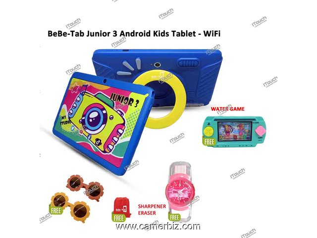 Tablette Android pour enfants Bebe-Tab Junior 3 – 64 Go ROM – 4 Go RAM – 3000 mAh – WiFi - 34698