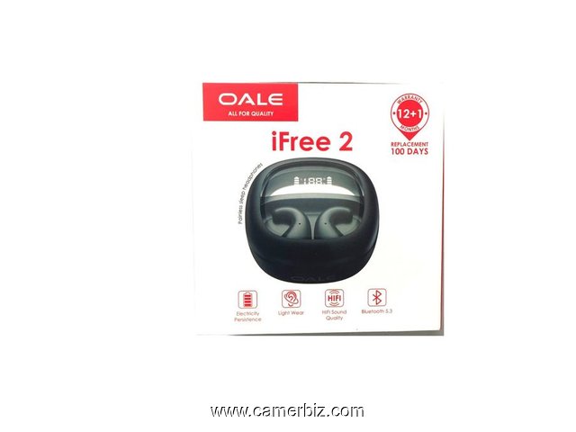 OALE Ifree 2 - Écouteurs sans fil Bluetooth 5.3 - 35158