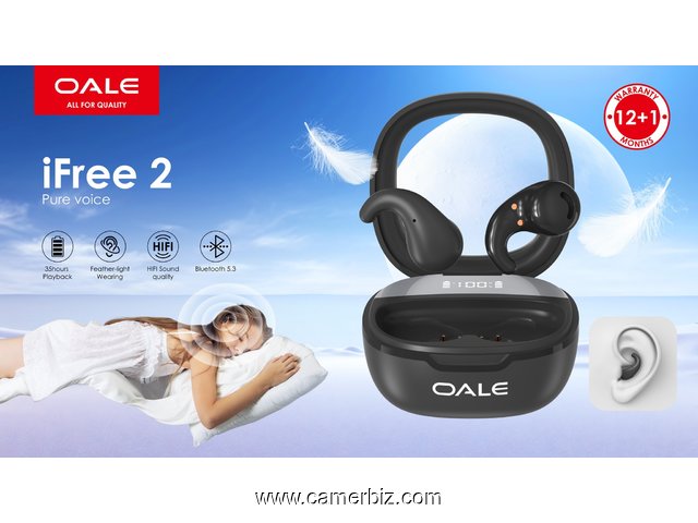 OALE Ifree 2 - Écouteurs sans fil Bluetooth 5.3 - 35158