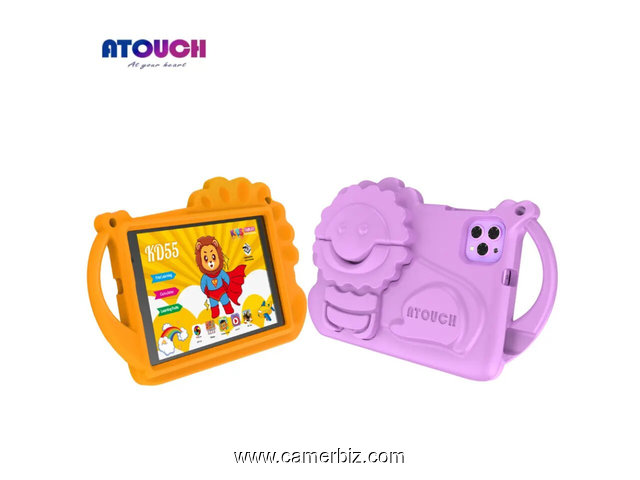 Atouch KD55 - Tablette éducative incassable pour enfants - 8 pouces - double SIM 5G  - 8GB + 256GB - 35209