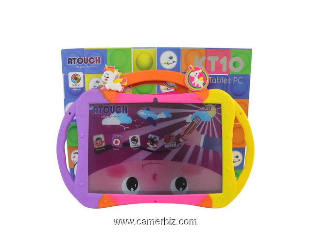 Atouch KT10 - Tablette éducative incassable pour enfants - 10.1 pouces - double SIM 5G - 6GB + 256GB - 35210