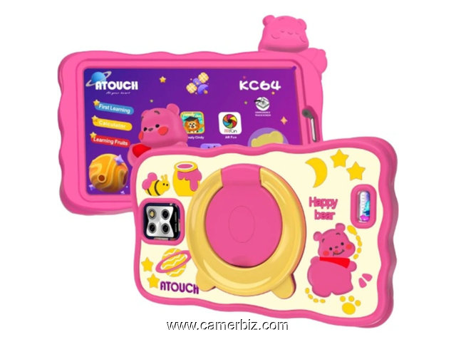 Atouch KC64 - Tablette éducative incassable pour enfants - 7 pouces - 8GB + 256GB  - 35213