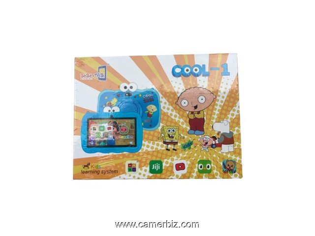 BEBE TAB COOL 1 Tablette educative incassable – 7 Pouces – 4GB RAM / 128Go – Jeux + Sac Dos Offert - 35215