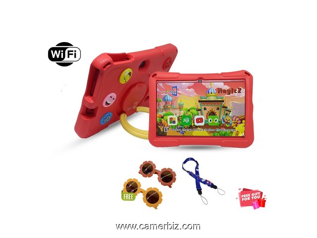 Bebe-Tab Magic 2 - Tablette educative incassable – 7 Pouces – 4GB RAM/ 128Go – Jeux + Sac Dos Offert - 35217