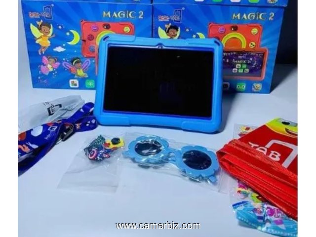 Bebe-Tab Magic 2 - Tablette educative incassable – 7 Pouces – 4GB RAM/ 128Go – Jeux + Sac Dos Offert - 35217