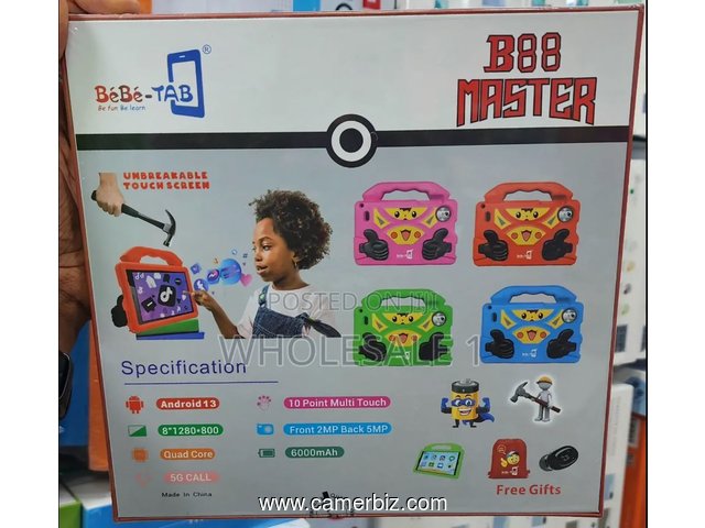 BEBE TAB B88 Master - tablette éducative 6GB 256GB - Ecran incassable - double SIM 5G - 35219