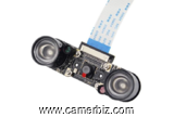 Camera pour raspberry pi 5 MP - OV5647 avec 2 Led IR - 5389